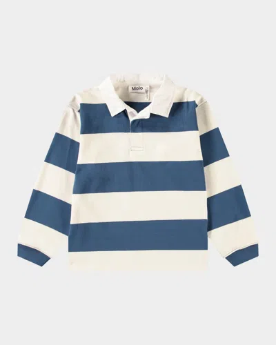MOLO BOY'S RELZ LONG-SLEEVE POLO SHIRT
