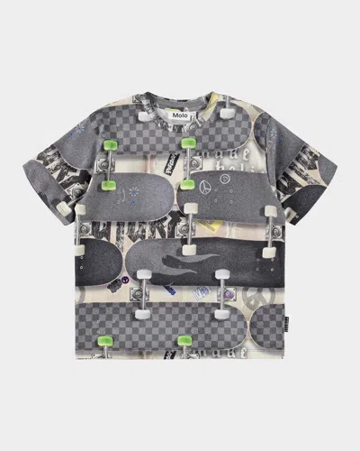 MOLO BOY'S RILEY GRAPHIC-PRINT SHORT-SLEEVE T-SHIRT