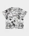 Molo Boy's Rodney Graphic-print Short-sleeve T-shirt In Black