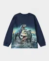 Molo Rube Organic-cotton Sweatshirt In Playing Dinos
