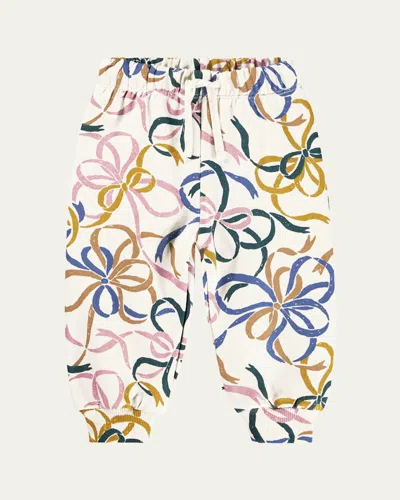 Molo Kids' Boy's Simeon Organic Cotton Sweatpants In Multi