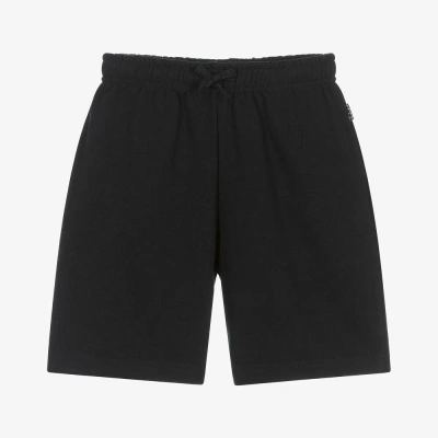 Molo Kids' Boys Black Cotton Shorts