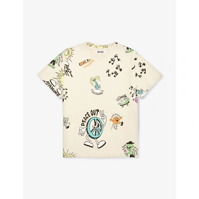 Molo Boys Diffriends Kids Rodney Graphic-print Organic Cotton-jersey T-shirt 4-12 Years