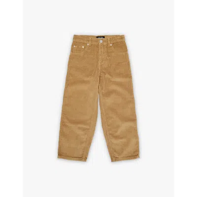 Molo Boys Drift Wood Kids Aiden Corduroy Straight-leg Organic-cotton Trousers 4-12 Years 12