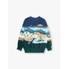 Molo Boy's Monti Animated Sweatshirt In Pixelscape