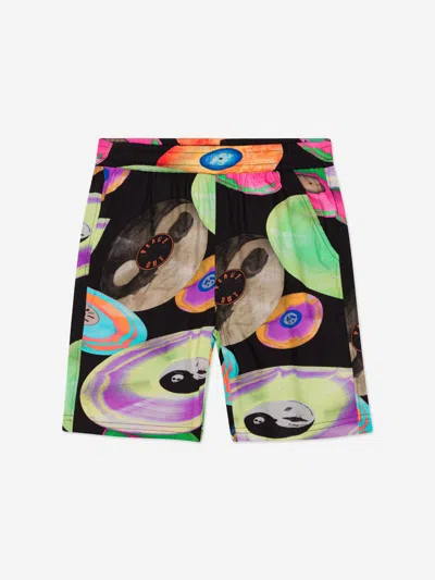 Molo Kids' Graphic-print Slip-on Shorts In Multicoloured