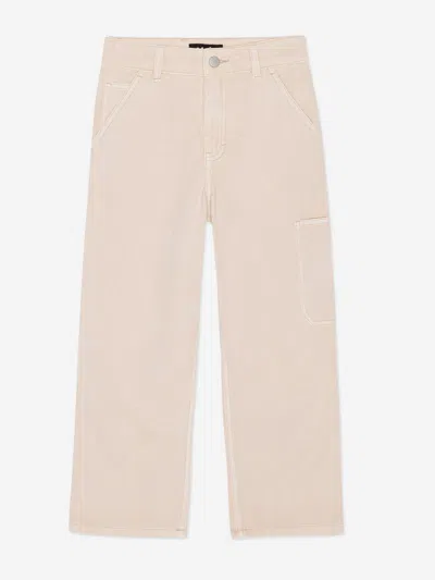 Molo Kids'  Boys Regular Fit Woven Trousers In Beige