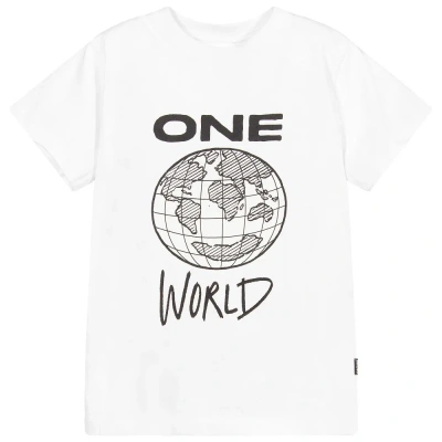 Molo Babies' Boys White Organic Cotton T-shirt
