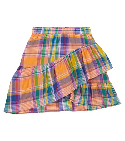 Molo Kids' Rock Breena Aus Baumwollpopeline In Multi Ikat