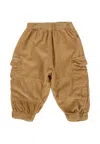 Molo Brown Trousers For Baby Boy In Brown