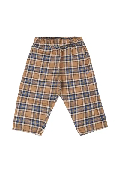Molo Brown Trousers For Baby Boy With Smiley
