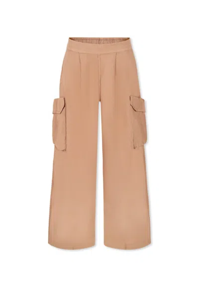 Molo Kids' Brown Trousers For Girl