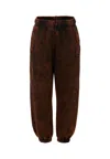 Molo Brown Trousers For Kids In Brown