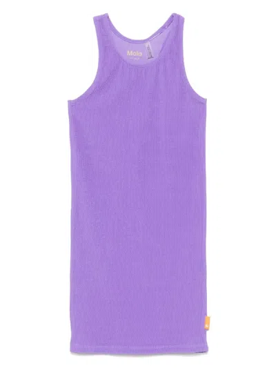 Molo Kids' Cailey Dress In Purple