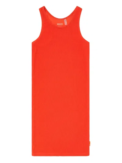Molo Kids' Cailey Dress In Red