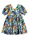 Molo Girl's Camilo Dress In Blue