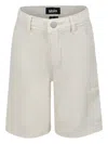 Molo Belt-loop Shorts In Neutrals