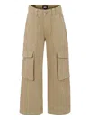 Molo Cargo-pocket Trousers In Brown