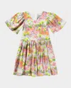 Molo Carlin Floral-print Dress In In Bloom