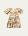 Molo Carlin Floral-print Dress In In Bloom