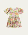 Molo Carlin Floral-print Dress In In Bloom