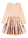 Molo Kids' Casie Dress In Neutral