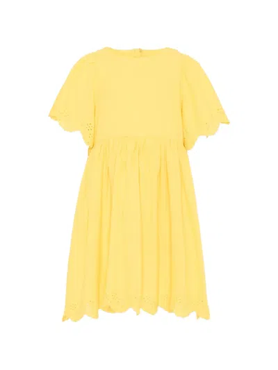 Molo Kids' Caya Dress In Yellow