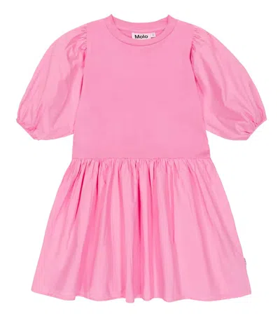 Molo Kids' Cece Dress Sunset Pink