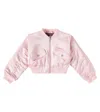 Molo Charlotte Bomber Jacket In Pink