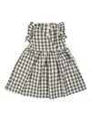 Molo Multicolor Dress For Baby Girl In Black