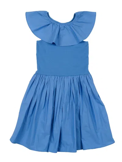 Molo Christal 连衣裙 短袖 In Blu