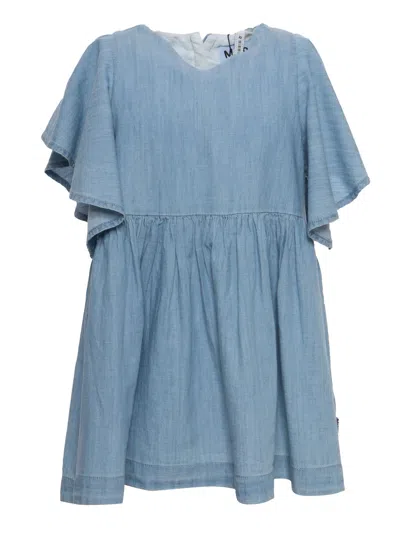 Molo Christiana Denim Dress In Blue