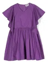 Molo Christiana Flared Dress In Purple