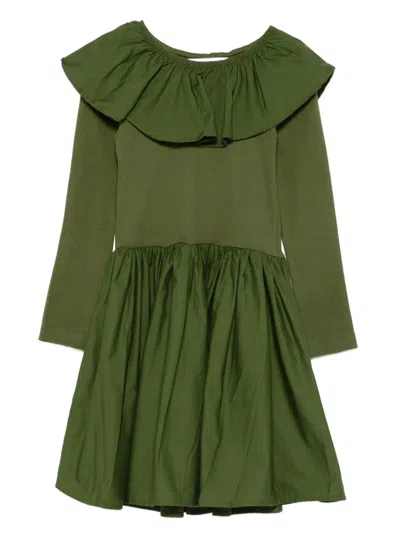 Molo Kids' Cille Dress In Green