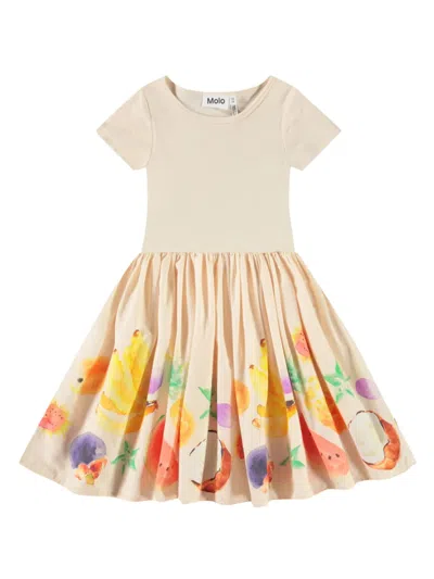 Molo Kids' Cissa Dress In Neutrals