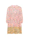 CLEMENTINA FLORAL-PRINT PETER PAN-COLLAR DRESS