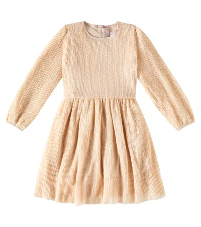 Molo Kids' Coralia Sequined Dress In Pink