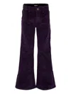 Molo Corduroy Flared Trousers In Purple