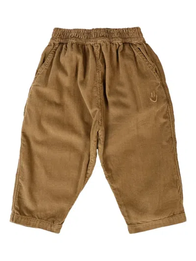 Molo Babies' Corduroy Trousers In Brown
