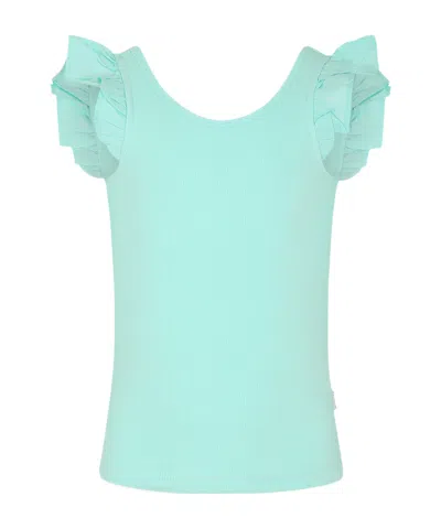 Molo Kids' Crew Neck Vest In Blue