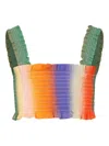 Molo Multicolor Top For Girl In Orange