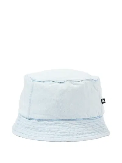 Molo Kids' Denim Bucket Hat In Blue