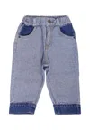 Molo Denim Jeans For Babykids In Blue