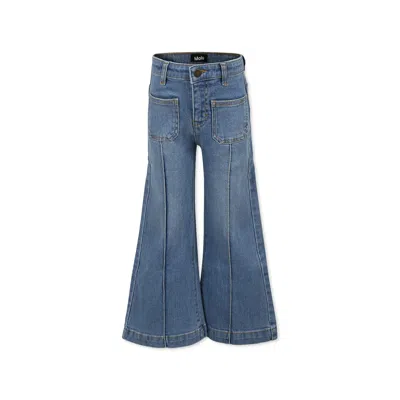 Molo Kids' Denim Jeans For Girl