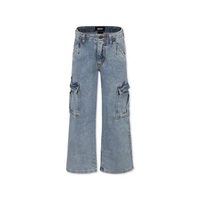Molo Kids' Denim Jeans Pour Fille