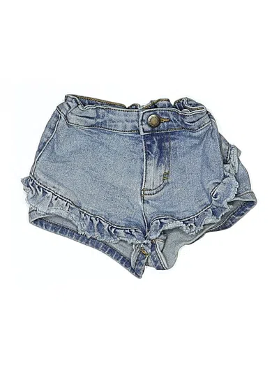 Pre-owned Molo Kids' Denim Shorts In Blue