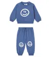 Molo Disc And Simeon Sweatshirt And Sweatpants Set In Blue