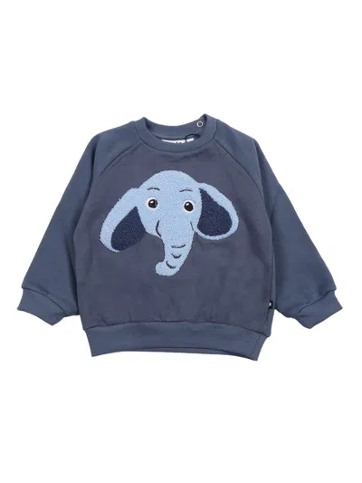 Molo Disc Sweat Shirt In Blue