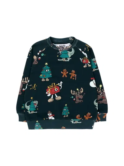 Molo Disc Sweat Shirt In Multi