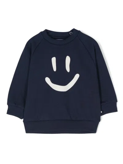 Molo Babies' Disc Sweatshirt In Blue